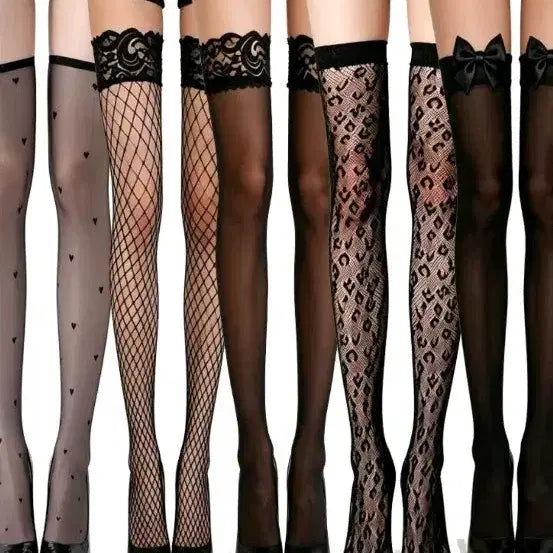 [BUNJANG] Set of 5 Assorted Fishnet Stockings / 다양한 망사 스타킹 5종 세트 새상품