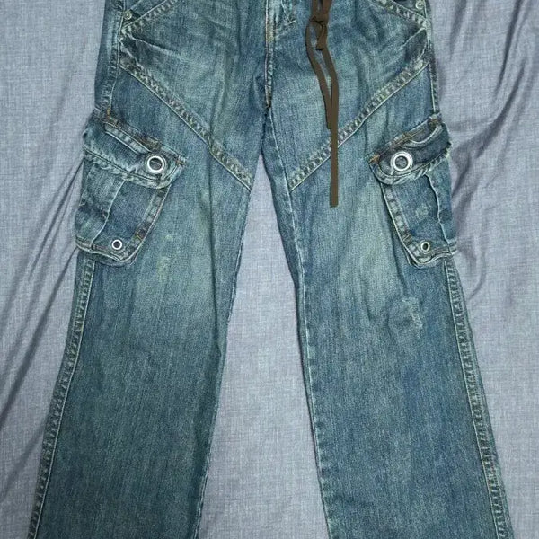 [BUNJANG] Vintage DOHC Cargo Denim Pants 31 / 빈티지 DOHC 카고 데님 팬츠 31