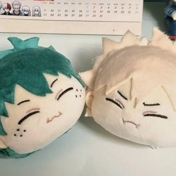 [BUNJANG] My Hero Academia Puniefe Mascot Plush Set - Bakugo & Midoriya / 히로아카 푸니페 마스코트 캐릭터 누이 바쿠고 미도리야 일괄