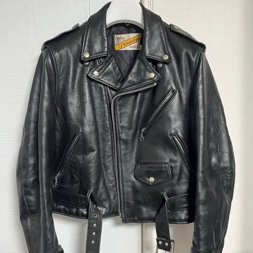 [BUNJANG] Schott Perfecto 618 Short Leather Jacket - Size 42 (US 105) / 90s 쇼트 퍼펙토 618 42사이즈
