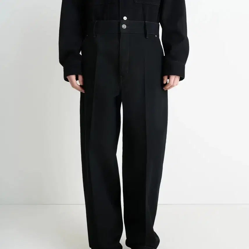 [BUNJANG] Lemaire Maxi Barrel Workwear Pants Black / 르메르 MAXI BARREL WORKWEAR PANTS