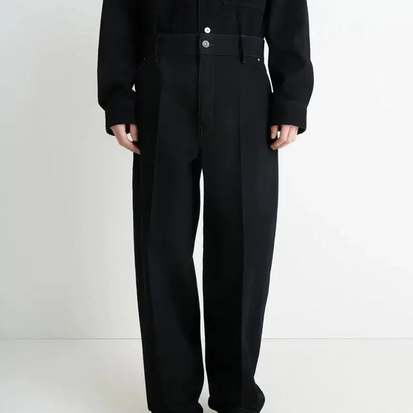 [BUNJANG] Lemaire Maxi Barrel Workwear Pants Black / 르메르 MAXI BARREL WORKWEAR PANTS