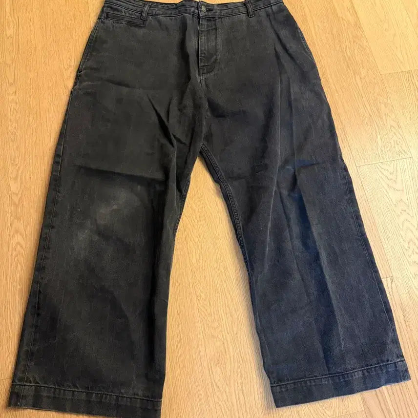 [BUNJANG] STUDIO NICHOLSON PYAD Selvedge Denim Pant Black XL / STUDIO NICHOLSON  PYAD Selvedge Denim Pant