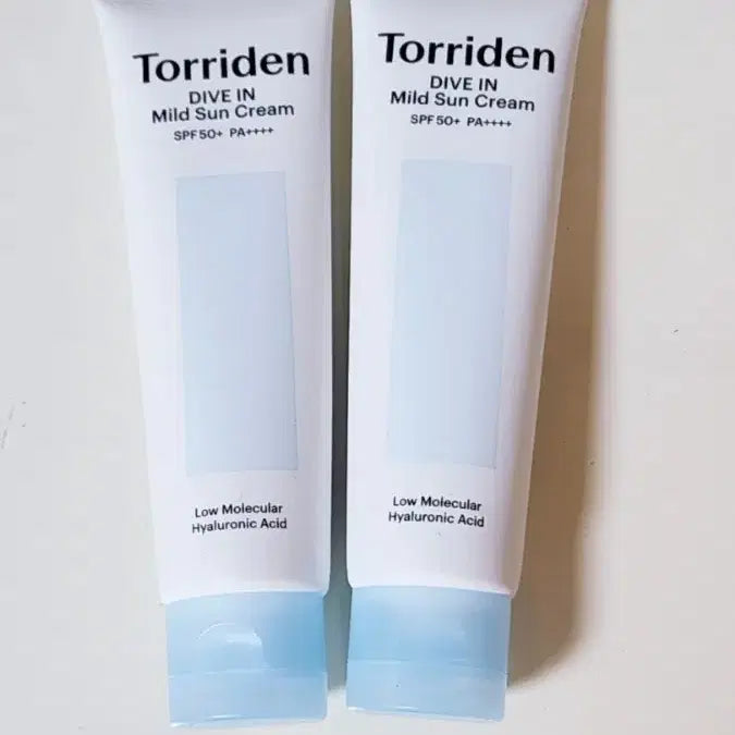 [BUNJANG] Torriden Dive-In Moisture Sunscreen SPF50+ PA++++ 60ml (2-Pack) / 토리든 다이브인 모이스처 선크림 60ml(2개)
