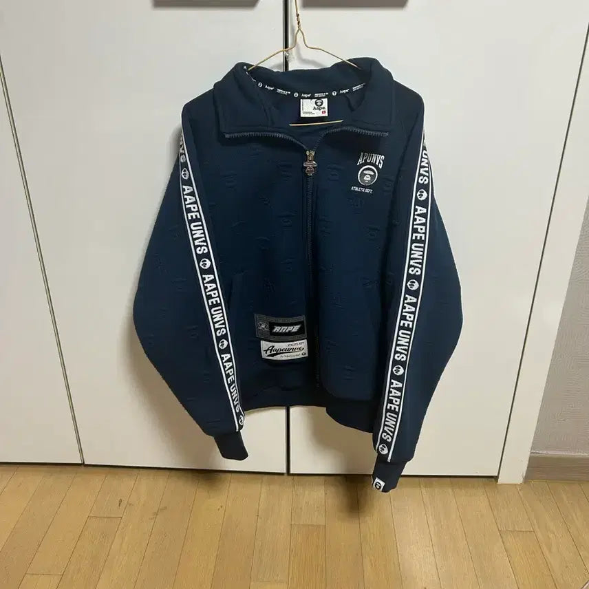 [BUNJANG] AAPE Navy Zip-Up Jacket / AAPE 에이프 네이비 집업 자켓 s사이즈 판매합니다