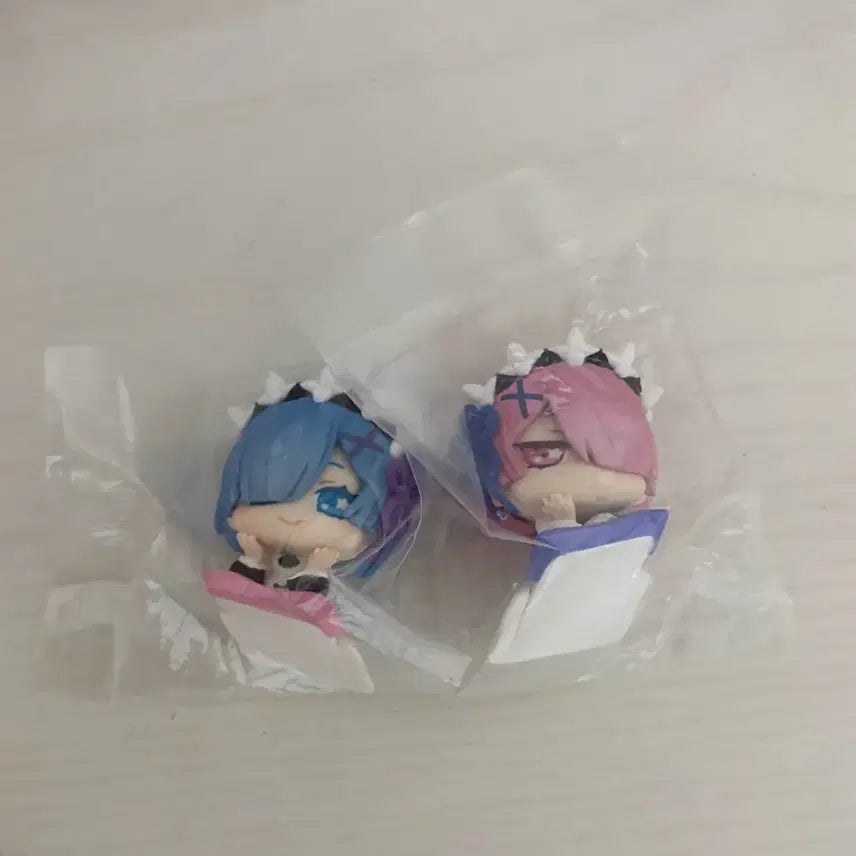[BUNJANG] Re:Zero Rem & Ram Onemutan Gacha Bundle Set (Sealed) / 리제로 오네무탄 가챠 렘 람 미개봉 일괄 판매