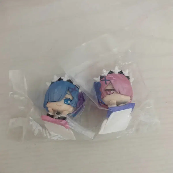 [BUNJANG] Re:Zero Rem & Ram Onemutan Gacha Bundle Set (Sealed) / 리제로 오네무탄 가챠 렘 람 미개봉 일괄 판매