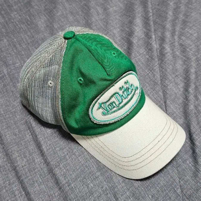 [BUNJANG] Bonderchi Y2K Green Silver Mesh Cap / 본더치 Y2K 그린 실버 매쉬캡