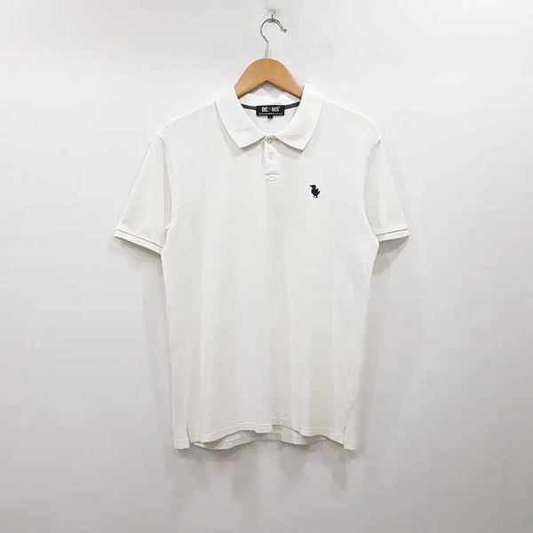 [BUNJANG] BEAMS Logo Solid PK Short Sleeve Polo T-Shirt Men's L / R353 빔즈 로고 무지 솔리드 PK 반팔 카라 티셔츠 남L