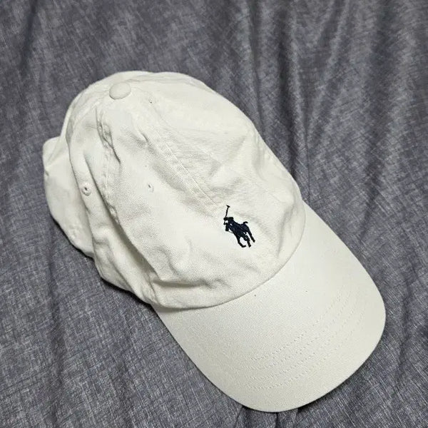 [BUNJANG] Polo Ralph Lauren White Ball Cap / 폴로 화이트 볼캡 국문택