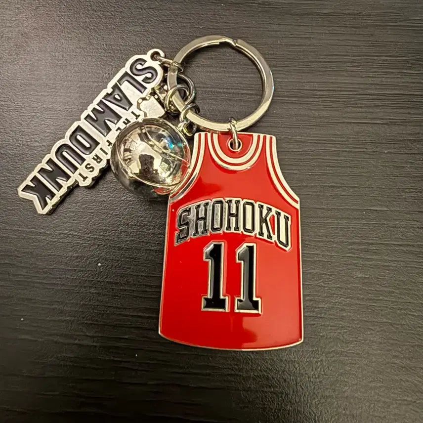 [BUNJANG] Slam Dunk Uniform Keyring Taewung Jeongseong / 슬램덩크 유니폼 키링 서태웅 정우성 산왕 북산