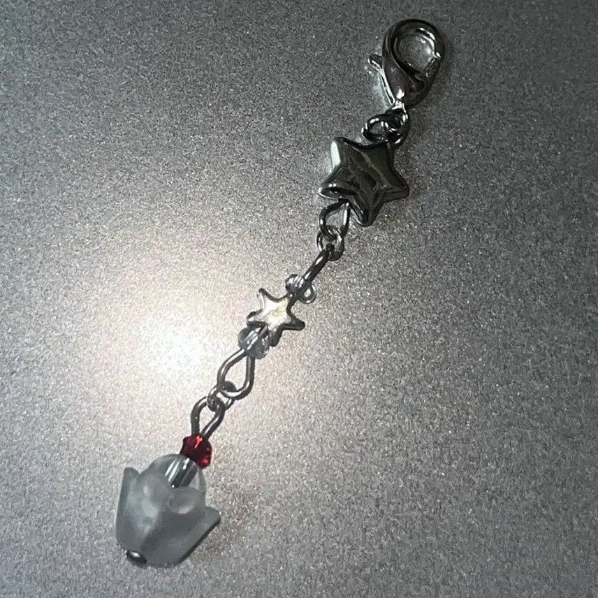 [BUNJANG] Cherry Soda Star Charm Mini Keyring / 체리소다 별 챰 미니 키링