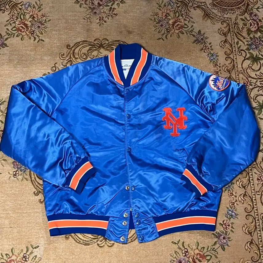 [BUNJANG] 1980s New York Mets World Series Varsity Jacket / 80s 뉴욕메츠 월시우승 바시티
