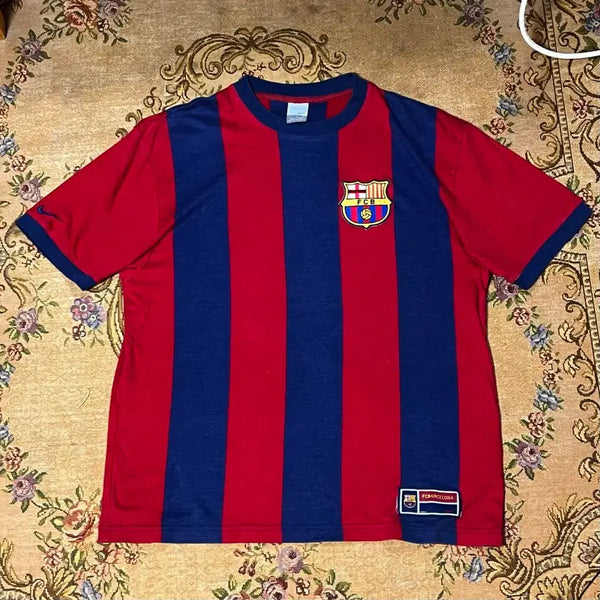 [BUNJANG] Nike Barcelona Short Sleeve T-Shirt / 나이키 바르셀로나 반팔
