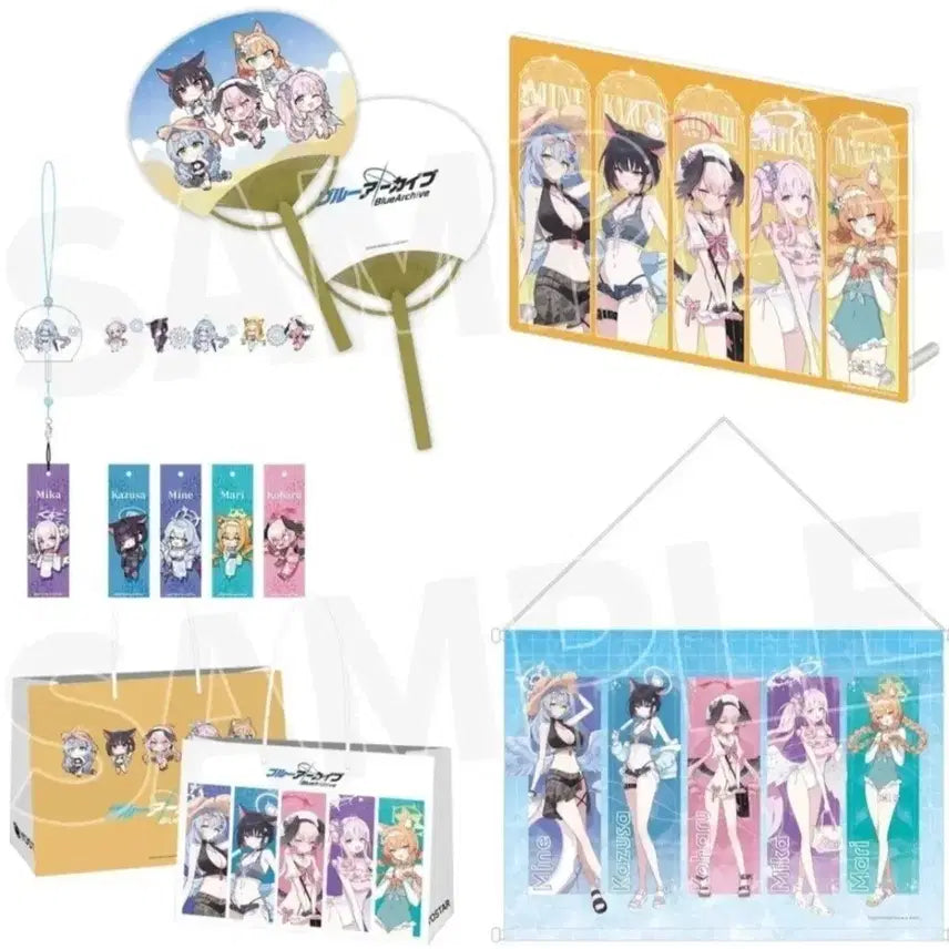 [BUNJANG] Blue Archive Comiket Limited Trinity Swimsuit Set / 블루아카 코미케 현장한정 트리니티 세트