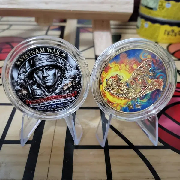 [BUNJANG] Vietnam War Commemorative Medal and Tiger Medal Set / 베트남전 기념 메달 외