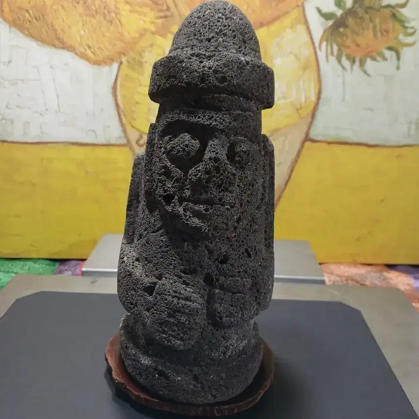 [BUNJANG] Jeju Basalt Dolhareubang Statue / 현무암 돌하르방 석상