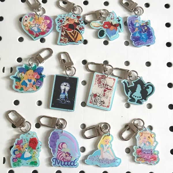 [BUNJANG] Alice in Wonderland Acrylic Keyring / 이상한 나라의 앨리스 아크릴 키링