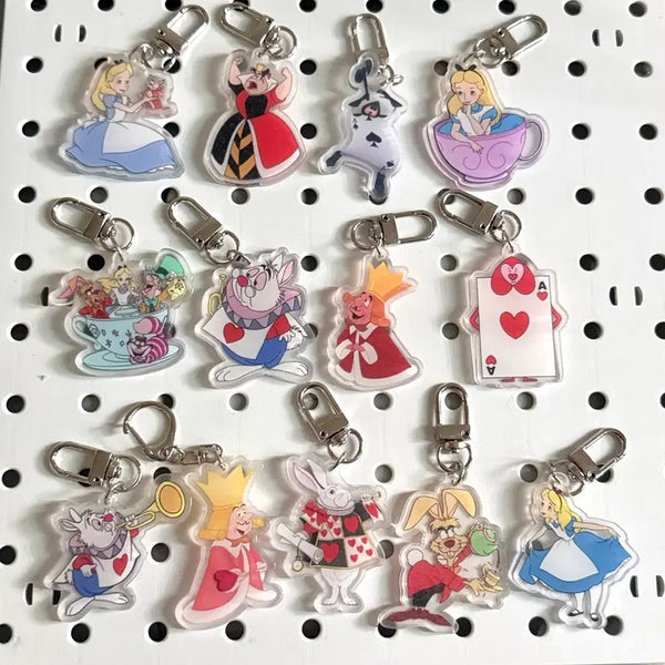 [BUNJANG] Alice in Wonderland Character Keyring / 이상한 나라의 앨리스 키링