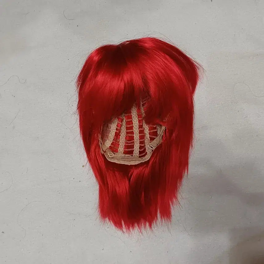 [BUNJANG] Red Cut Wig Cosplay / 빨간색 레드 컷가발 코스프레