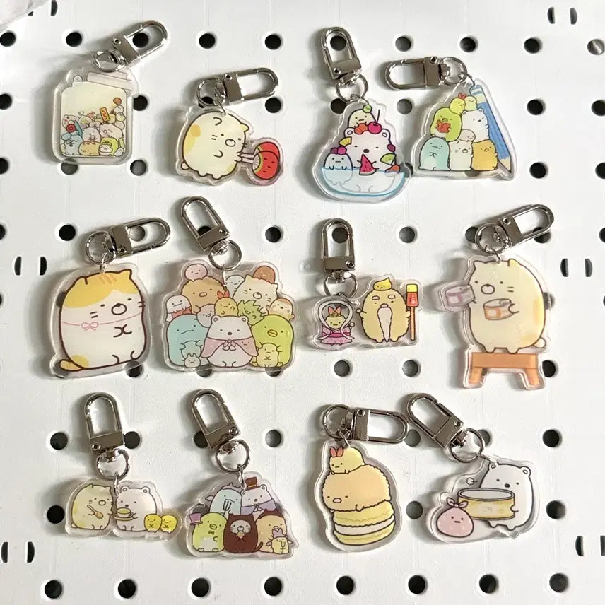 [BUNJANG] Sumikko Gurashi Acrylic Keyring / 스미코구라시 아크릴 키링