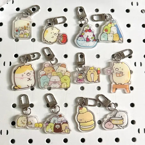 [BUNJANG] Sumikko Gurashi Acrylic Keyring / 스미코구라시 아크릴 키링