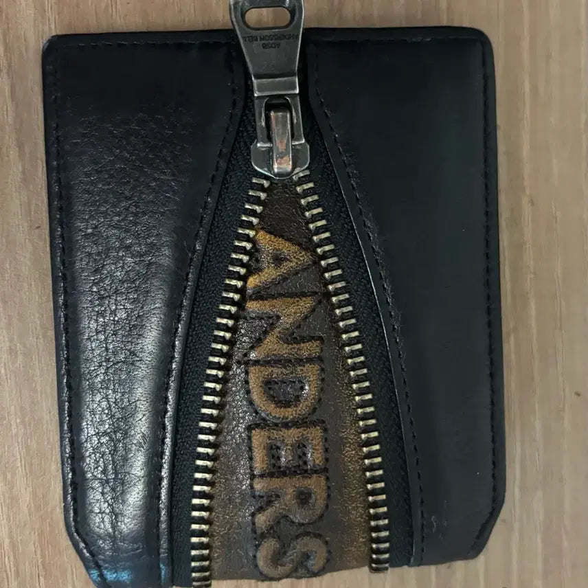 [BUNJANG] Andersson Bell Zipper Card Wallet Black / 앤더슨벨 지퍼 카드 지갑 블랙