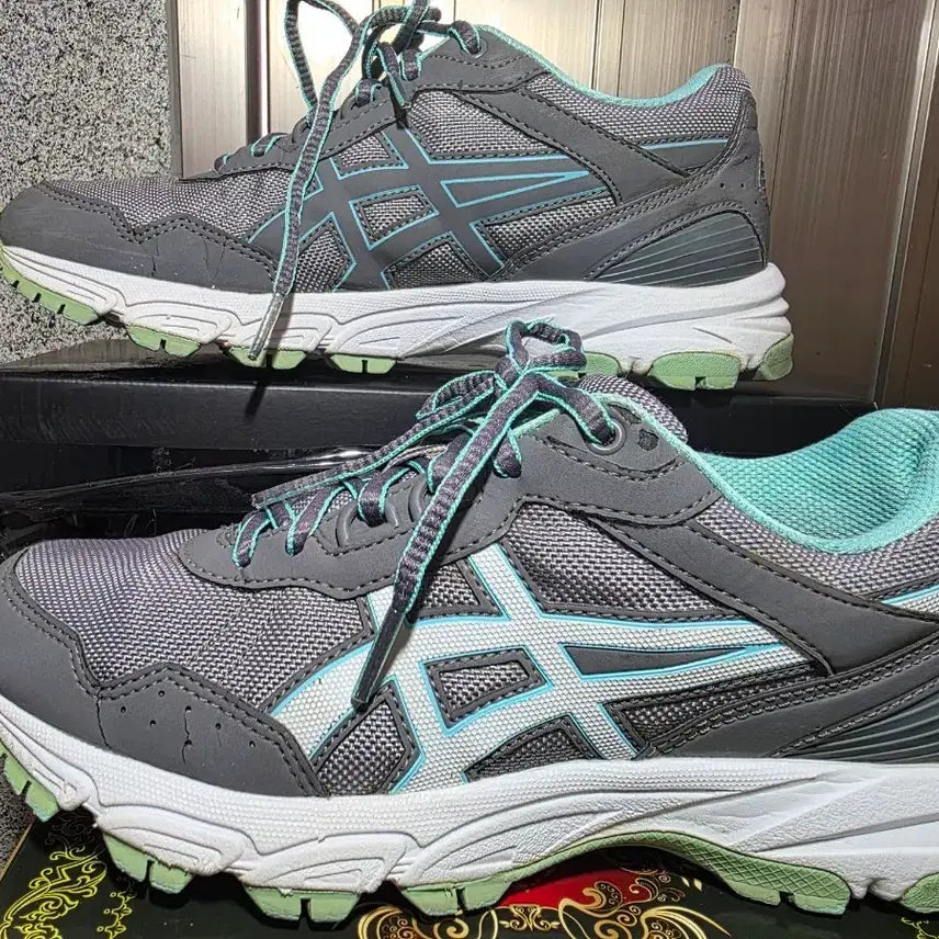 [BUNJANG] Asics Gel-Tr 3 Running Shoes - Gray Mint (240) / 아식스 젤-TR 3 그레이 민트 240