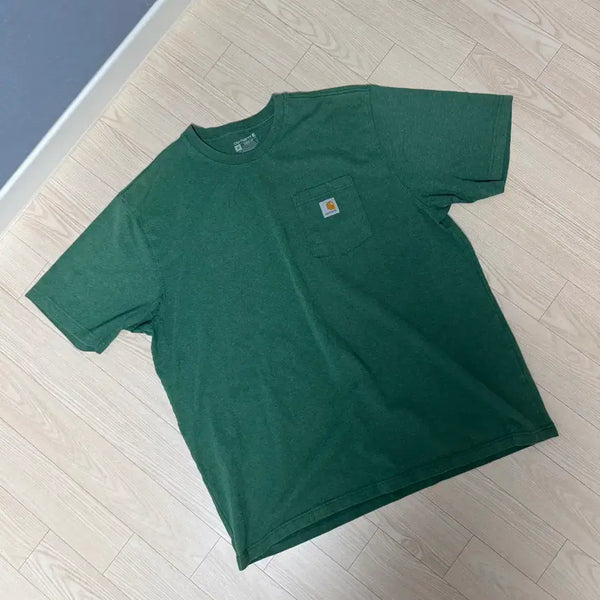 [BUNJANG] Carhartt Pocket T-Shirt Green XL / 칼하트 포켓 반팔 티셔츠 그린 XL