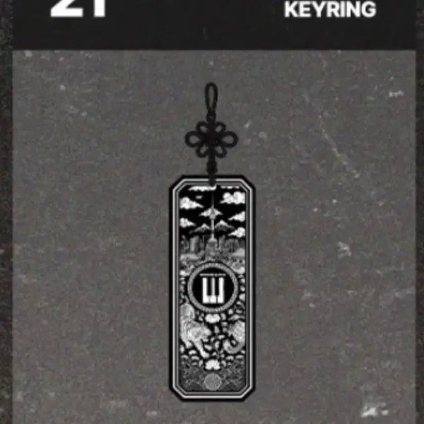 [BUNJANG] BIGBANG Prequel Exhibition Traditional Black Keychain / 빅뱅 프리퀄 전시회 트레디셔널 전통 키링 BIGBANG 블랙