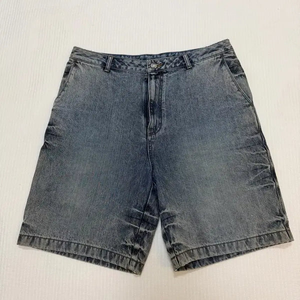 [BUNJANG] Juun.J Washed Denim Shorts Size 50 / 준지 데님 워시드 쇼츠 50