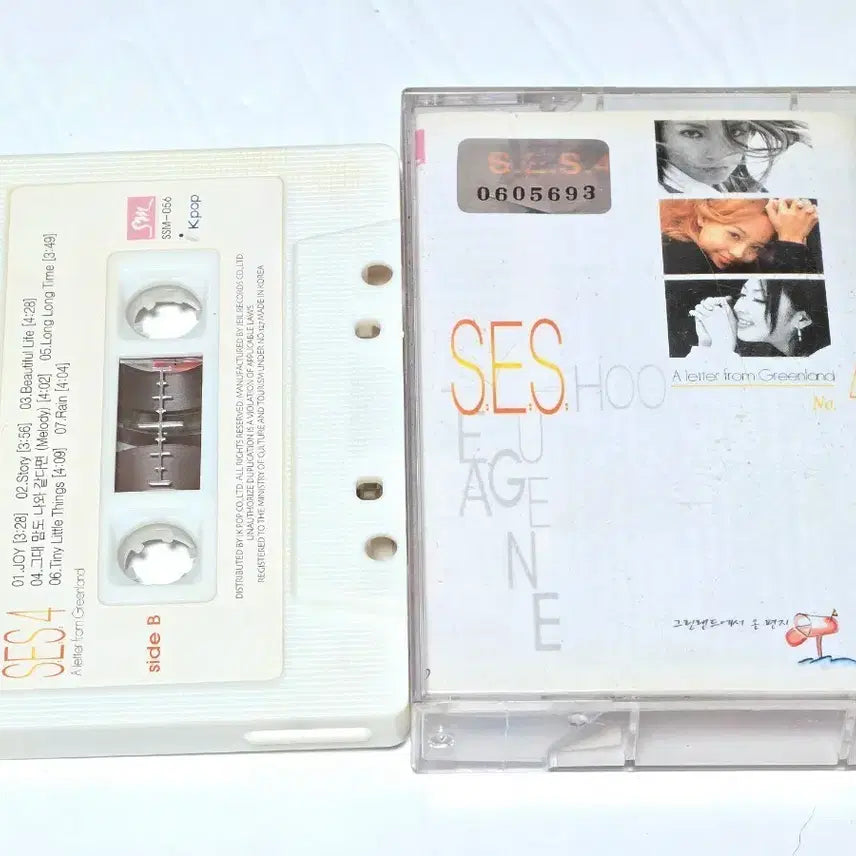 [BUNJANG] S.E.S. 4th Album 'A Letter from Greenland' Cassette Tape / [중고] S.E.S. 정규 4집 - A Letter from Greenland 카세트테이프