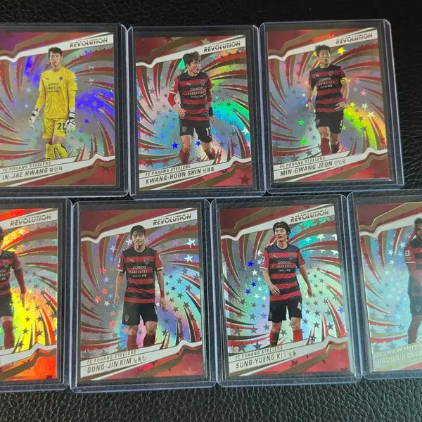 [BUNJANG] Pohang Steelers Revolution Astro Cards 7-Piece Bundle Set / 포항 스틸러스 레볼루션 아스트로 카드 7종 일괄
