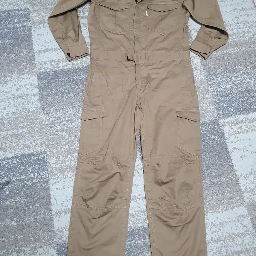 [BUNJANG] Grace Engineer's GE-220 Cotton Twill Long Sleeve Jumpsuit Beige / 그레이스 엔지니어스(GRACE ENGINEER'S) GE-220 코튼 트윌 긴팔 점프수트 베이지 (M사이즈)
