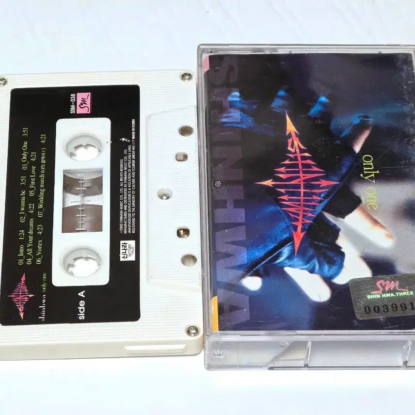 [BUNJANG] SHINHWA 3rd Album - Only One Cassette Tape / 신화(SHINHWA) 3집 - Only One 카세트테이프