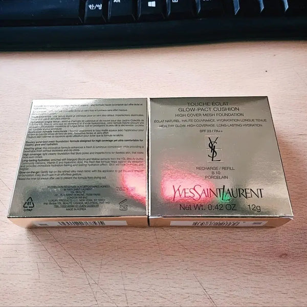 [BUNJANG] Yves Saint Laurent Touche Eclat Glow Pact Pink Cushion Refill B10 (Sealed) / 미개봉) 입생로랑 뚜쉬에끌라 핑크 쿠션 리필 B10호 새상품