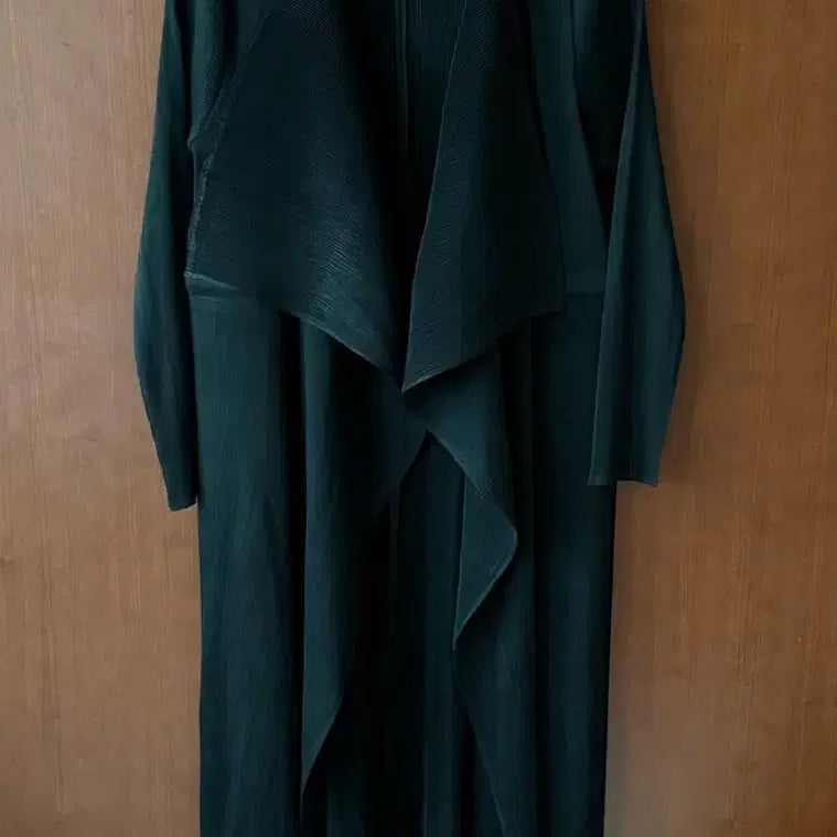 [BUNJANG] Pleated Long Cardigan / 플리츠 롱 가디건