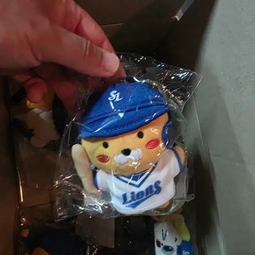 [BUNJANG] Samsung Lions Batter Ryan Keyring / 삼성라이온즈 타자 라이언  키링 팝니다미개봉새상품