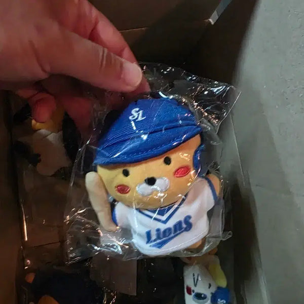 [BUNJANG] Samsung Lions Batter Ryan Keyring / 삼성라이온즈 타자 라이언  키링 팝니다미개봉새상품