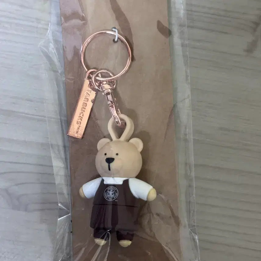 [BUNJANG] Starbucks Seattle 1st Store Bearista Keyring / 스타벅스 베어리스타 키링 시애틀 스타벅스 1호점