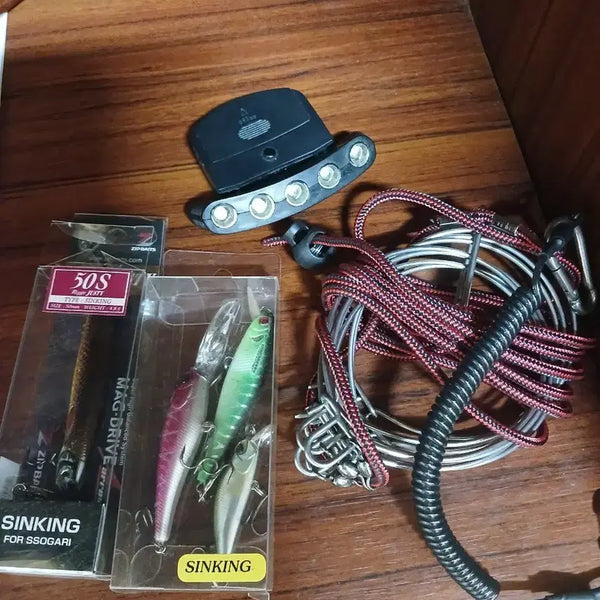 [BUNJANG] Minnow Lure, Kkemi Lure, Headlamp Set / 미노우. 꿰미. 래턴