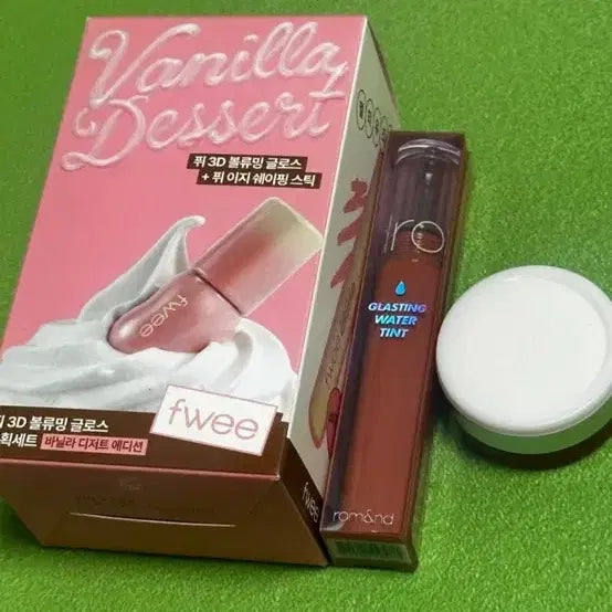 [BUNJANG] Fwee Vanilla Tint Lip Pencil Set + Heartpercent & Rom&nd Lip Set / 퓌 바닐라 틴트 립펜슬 기획세트+하트퍼센트 롬앤 립 2개 세트