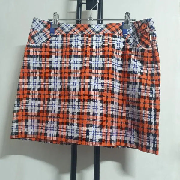 [BUNJANG] Figaro Golf Women's Plaid Skirt Shorts Size 32 / 32인치 피가로골프 치마바지 체크패턴