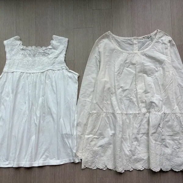 [BUNJANG] Samansamos Embroidered Blouse and Camisole Set / sm2 자수 블라우스+사만사모스 자수 나시 samansamos2