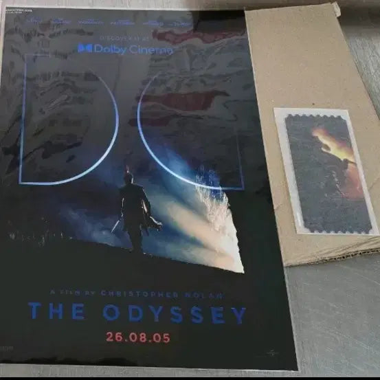 [BUNJANG] Christopher Nolan's Odyssey Dolby Poster (A3, Post-processing) + Original Ticket 2 Types Set / 크리스토퍼 놀란 감독의 오디세이 돌비포스터 (A3,후가공)+오리지널 티켓 2종 8세트 일괄 팝니다