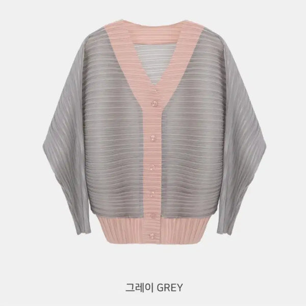 [BUNJANG] Pleats Please Long Sleeve Cardigan / 새상품) 플리츠미 가디건. 프리
