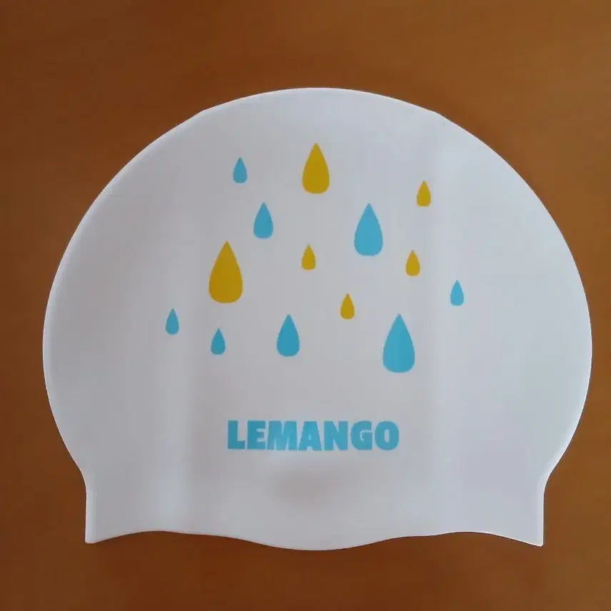 [BUNJANG] Lemango Water Drop Pattern Swim Cap / 르망고수모