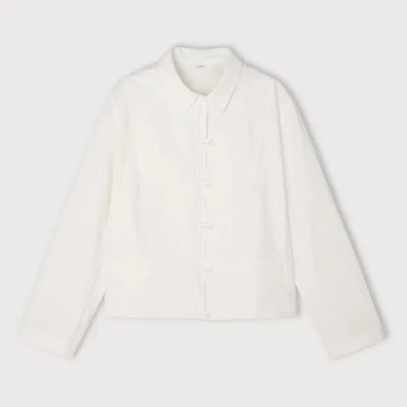 [BUNJANG] Ethos Joshua Button Jacket White / 에토스 ethos JOSHUA BUTTON JACKET (새제품)