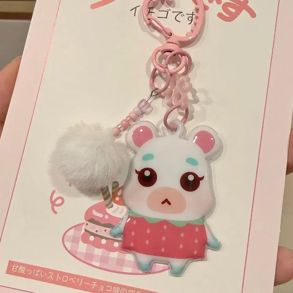 [BUNJANG] Animal Crossing Pompompurin Keychain / 모동숲 뽀야미 키링