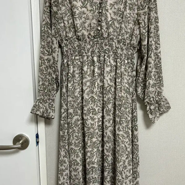 [BUNJANG] Overtone Flower One-Piece Dress / overtone 오버톤 플라워 원피스